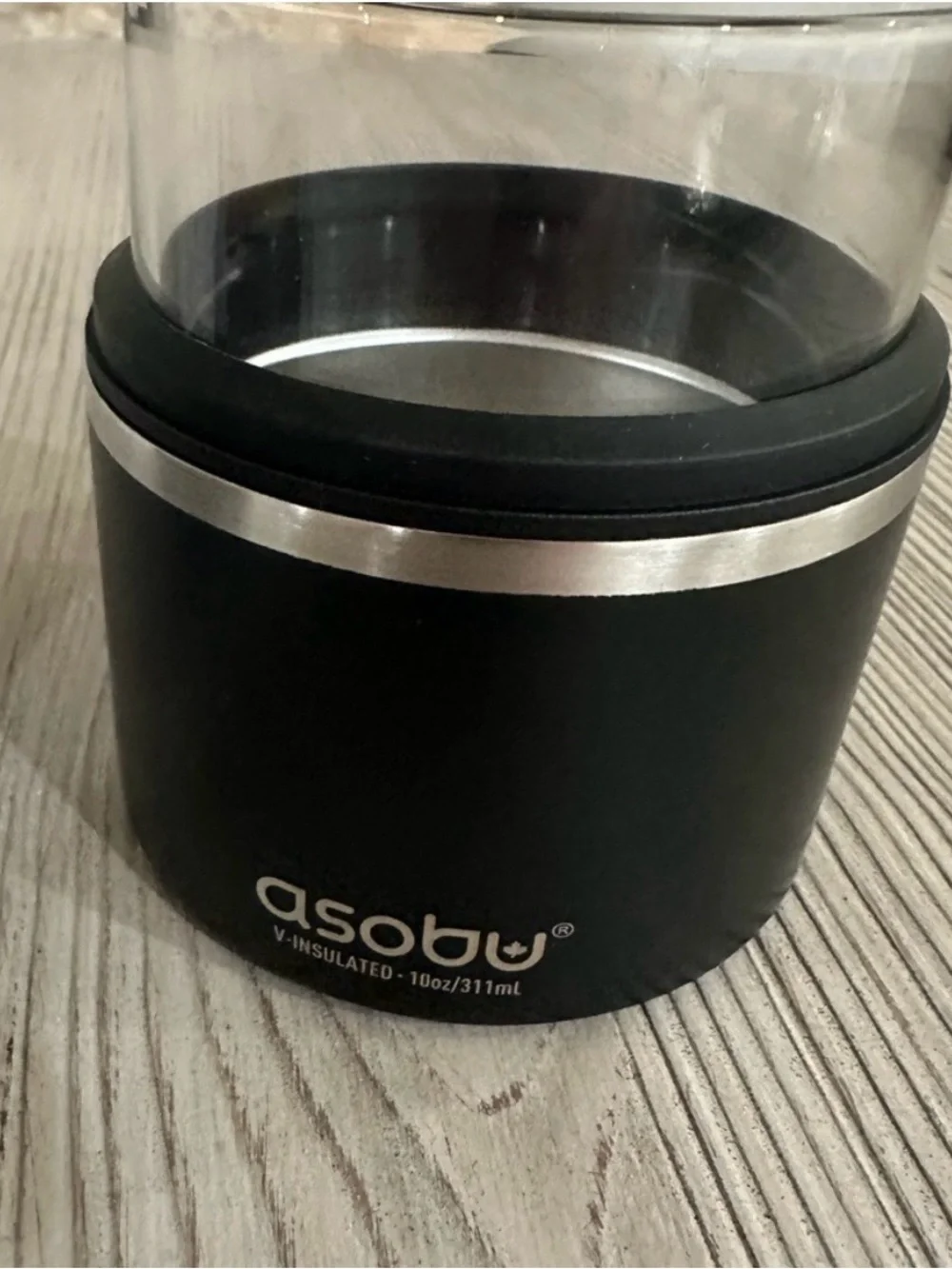 asobu On The Rocks Double-Walled Scotch Cooler - Black